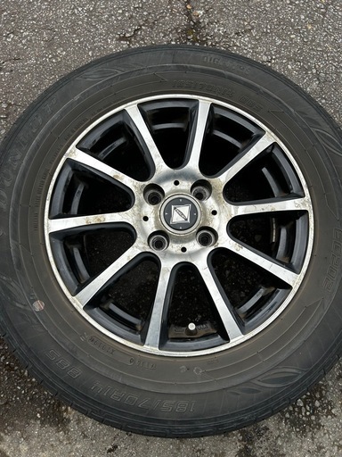旭川　185/70R14 夏タイヤホイール付き