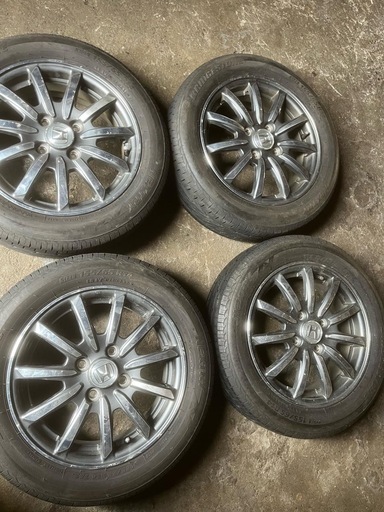 155/65/14 軽自動車用タイヤセット　Nbox　