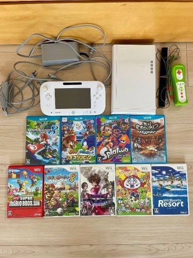 Wii U 本体＋ソフト9本セット　取り引き中