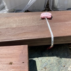 ウッドデッキに使用していた板4枚を無料でどうぞ(^-^)の画像