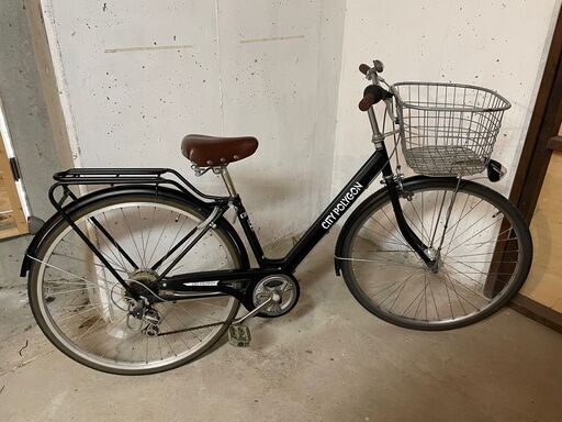 自転車　27インチ　ブラック　黒　