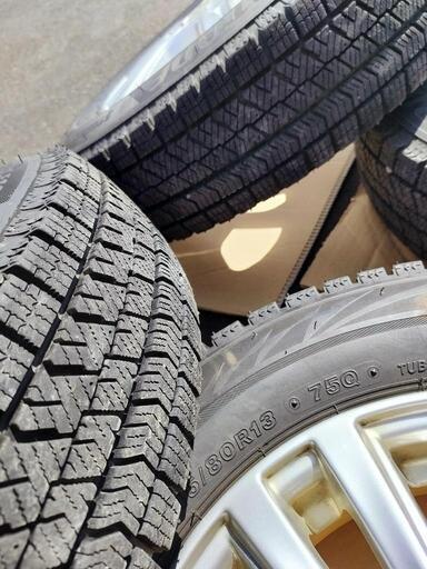 2023年製 軽自動車9分山スタッドレスセット　145/80R13