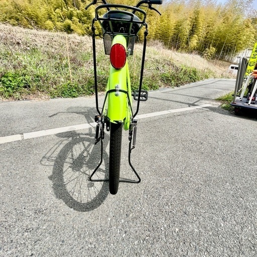 イエロー シティサイクル 前面バスケット付き
