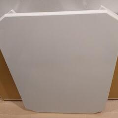 折りたたみローテーブル ホワイト 75×50×32