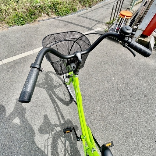 グリーンシティサイクル 前面バスケット付き　発送はできません。 グリーンシティサイクル 前面バスケット付き
