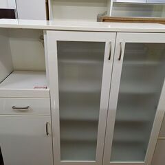 【FU2289】★食器棚 ホワイト 収納家具 キッチン家具  堺...