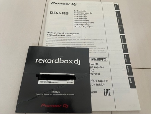 PIONEER DJ コントローラー [2017年製DDJ-RB] rekordbox