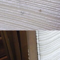 まとめ買いOK! 大量入荷! ダイニングチェア 幅48cm 木製フレーム 布張りクッション スタッキング可能 ブラウン×クリーム系 椅子 イス いす まとめ買い大歓迎! 飲食店 ホテル 札幌市 厚別区 の画像