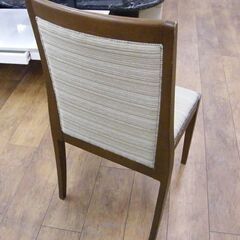 まとめ買いOK! 大量入荷! ダイニングチェア 幅48cm 木製フレーム 布張りクッション スタッキング可能 ブラウン×クリーム系 椅子 イス いす まとめ買い大歓迎! 飲食店 ホテル 札幌市 厚別区 の画像