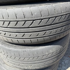 ノーマルタイヤ　日産純正アルミ付　4本セット 195/60R16 の画像