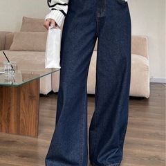 【新品】SHEIN･ストレージレッグジーンズ
