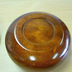 天然木 蓋付き 菓子器 未使用の画像