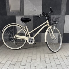 サイクルベースあさひ 自転車 ホワイトの画像