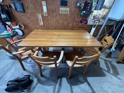 D0308 飛騨家具 清見工房 ダイニングセット
