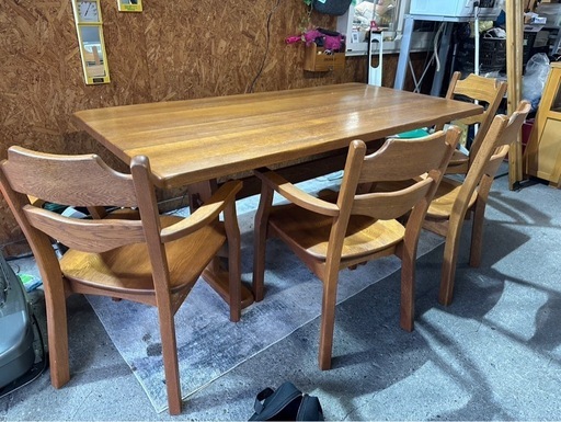 D0308 飛騨家具 清見工房 ダイニングセット