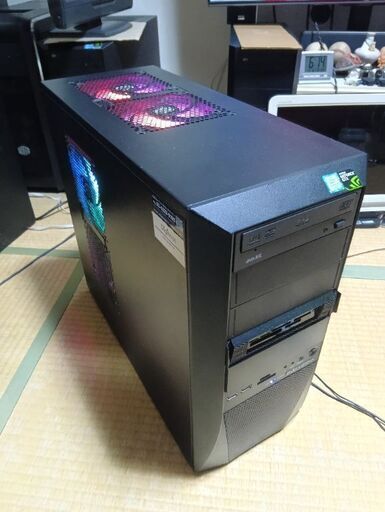 爆速。Windows11Pro 最新バージョン24H2 GALLERIA Diginnos Core i7-6700 GeForce GTX 1050ti メモリ 16GB 128GB HDD 750GB DVDマルチドライブ