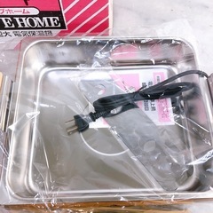 長期保管 未使用品　ラブホーム 角型大 電気保温鍋　の画像