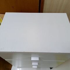 【ジャングルジャングル深井店】★ドレッッサー ホワイト 収納家具 堺市 深井 【FU2294】の画像