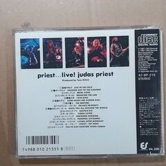 JUDAS PRIEST LIVE  CDの画像