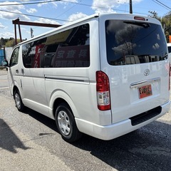 自社ローンあり！ガソリン100リットルプレゼント✨ナビ＆フルセグTV✨バックカメラ✨衝突被害軽減システム✨トヨタ☆ハイエースバン☆スーパーGL☆2800cc☆5人乗り☆の画像
