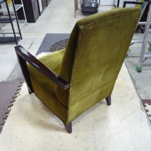 ① AD CORE DEVICE ラウンジチェア NEO CLASSICO 木製アーム グリーン系 モダンデザイン家具 札幌市東区 新道東店