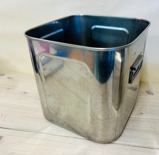 ☆中古品☆ 業務用 角 深型キッチンポット ダブルウォール 厨房用品揃っ