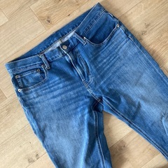 ＧＵ　ストレッチスリムジーンズ　３１inch🤗の画像