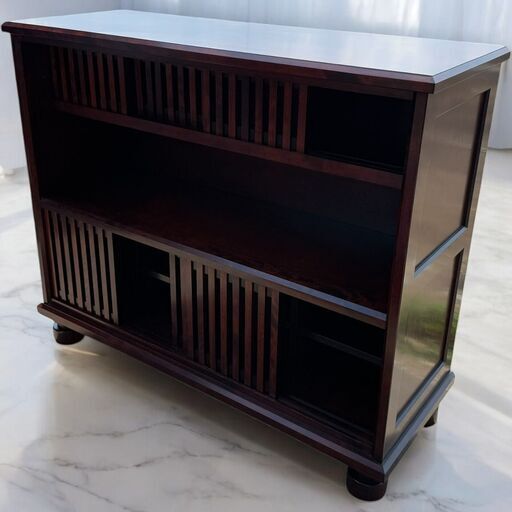 ◯九州民芸家具 つくしギャラリー すのこサイドボード 桜ムク材 決まりました】◯つくしぎゃらりい つくしギャラリー すのこサイド