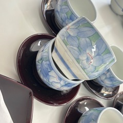 湯呑み茶托セットの画像