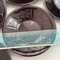 湯呑み・茶托・菓子置きセットの画像
