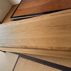 栗の木の新品未使用品テレビボード　売ります！取りに来れる方限定！の画像