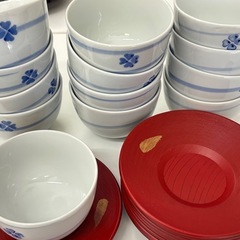 湯呑み・茶托・セットの画像