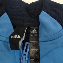 adidas　アディダス　ジャージ　上　140 水色　の画像