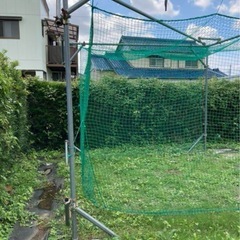 野球 バッティング練習ネット 値段交渉可の画像
