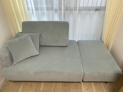 (価格相談可能)アイスブルー　　ソファ