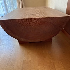 丸太　机　ベンチの画像