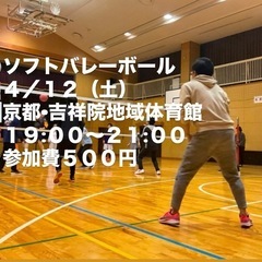 🏐ソフトバレーボールします🏐