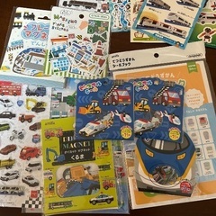 男の子向け⭐︎乗り物系シール・マグネットまとめ