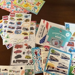 男の子向け⭐︎乗り物系シール・マグネットまとめの画像