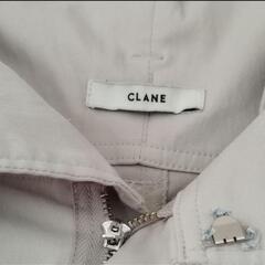 CLANE　ミリタリーワイドウエストパンツ（破れあり）の画像