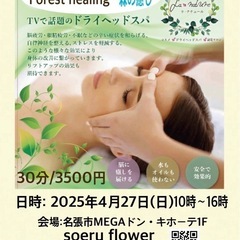 癒しとスピリチュアルイベント　Forest healing…