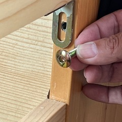 宮付きベッドフレームの画像