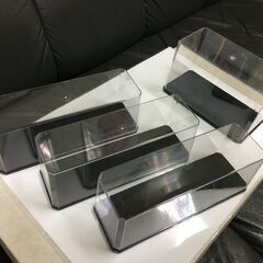 ★ディスプレイ用プラケース４個★フィギュア・おもちゃ・標本などの展示に！　の画像