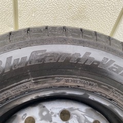 【お取引決まりました】【格安出品】145/80/R12 2023年製ヨコハマブルーアース9分山 ホイール付きの画像
