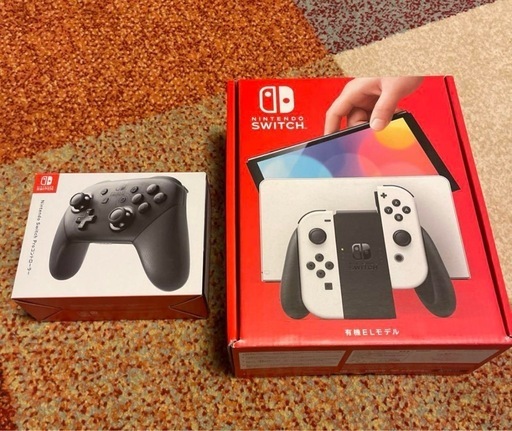 NintendoSwitch 有機EL ホワイト 純正プロコン