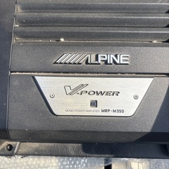 ALPINE  アンプ ウーファー セットの画像