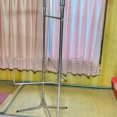 未使用　分解できる　物干し竿　