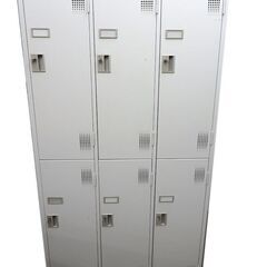 新札幌◆豊国工業株式会社 スチールロッカー TLK-S6 ホワイ...