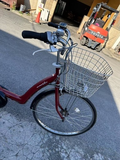 No.305 ヤマハ電動アシスト三輪自転車 PAS ワゴン 16型PA16W整備済み内装三