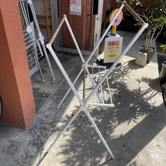 2トーン【折りたたみ式物干し竿】クリーニング済み【管理番号10404の画像